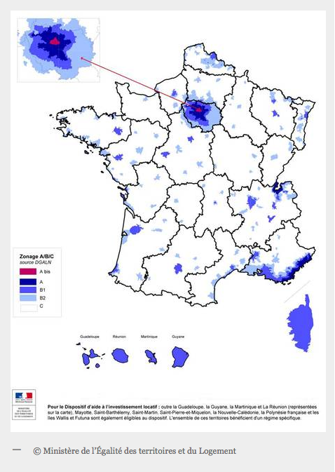 Loi Pinel Paris : une zone concernée par ce dispositif